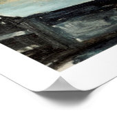 Vintage Travel London Bridge, England Poster (Ecke)