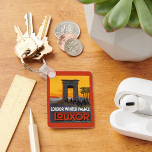 Vintage Travel, Louxor‑Winterpalast, Ägypten, Afri Schlüsselanhänger