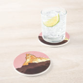 Vintage Travel, Matterhorn Mountain, Schweiz Getränkeuntersetzer (Seite)