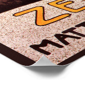 Vintage Travel, Matterhorn Mountain, Schweiz Poster (Ecke)