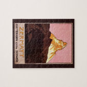 Vintage Travel, Matterhorn Mountain, Schweiz Puzzle (Horizontal)