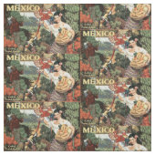 Vintage Travel Mexiko anpassbare Gewebe Stoff (Muster)