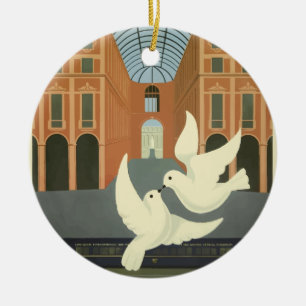 Vintage Travel Milano Orientale Keramik Ornament