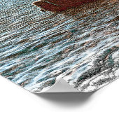 Vintage Travel Milos Griechenland Poster (Ecke)