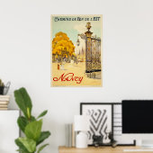 Vintage Travel - Nancy - Frankreich Poster (Heimbüro)
