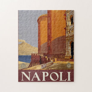 Vintage Travel Napoli Italy Puzzle