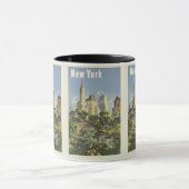 Vintage Travel New York City Tasse (Zentrum)