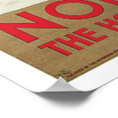 Vintage Travel, Norwegen Ski Poster (Ecke)