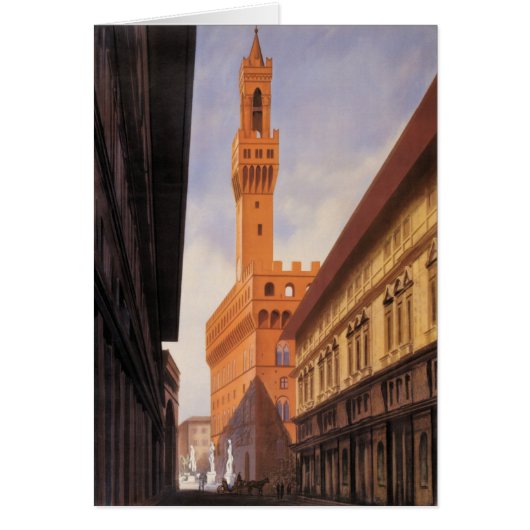 Vintage Travel, Palazzo Vecchio, Florenz, Italien (Vorne)