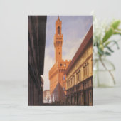 Vintage Travel, Palazzo Vecchio, Florenz, Italien (Stehend Vorderseite)