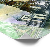 Vintage Travel Paris Poster (Ecke)