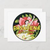 Vintage Travel, Pasadena California, Lady und Rose (Vorne/Hinten)