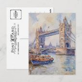 Vintage Travel Postcard London Postkarte (Vorne/Hinten)