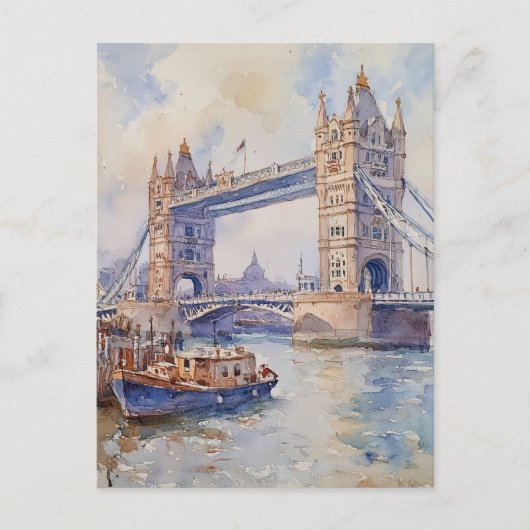 Vintage Travel Postcard London Postkarte (Vorderseite)