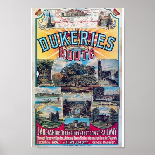 Vintage Travel Poster (Vorne)