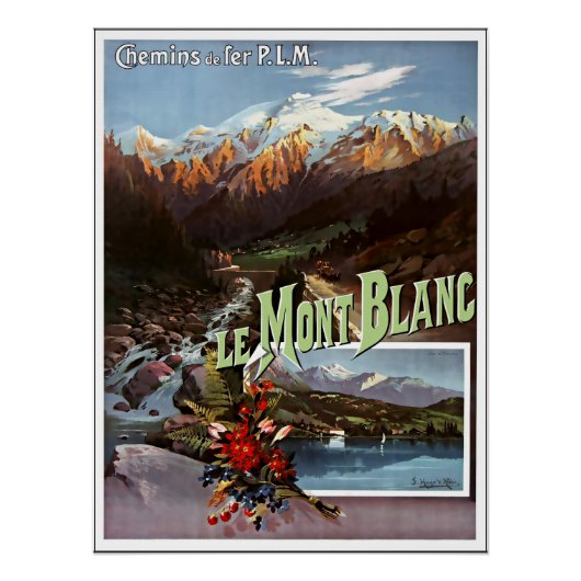 Vintage Travel Poster (Vorderseite)