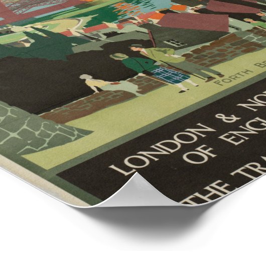 Vintage Travel Poster (Ecke)