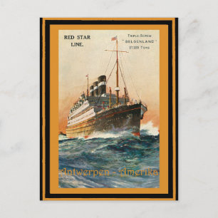 Vintage Travel Poster 20 Postkarte