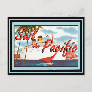 Vintage Travel Poster 67 Postkarte