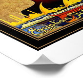 Vintage Travel Poster Ägyptische Staat Eisenbahn (Ecke)