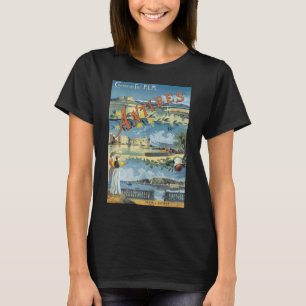 Vintage Travel Poster, Antibes, Frankreich T-Shirt