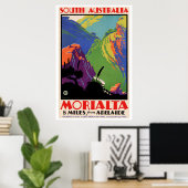 Vintage Travel Poster Australia Morialta (Heimbüro)