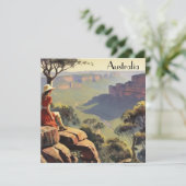Vintage Travel Poster Australien Canyon (Stehend Vorderseite)