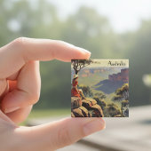 Vintage Travel Poster Australien Canyon Magnet