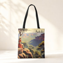Vintage Travel Poster Australien Canyon