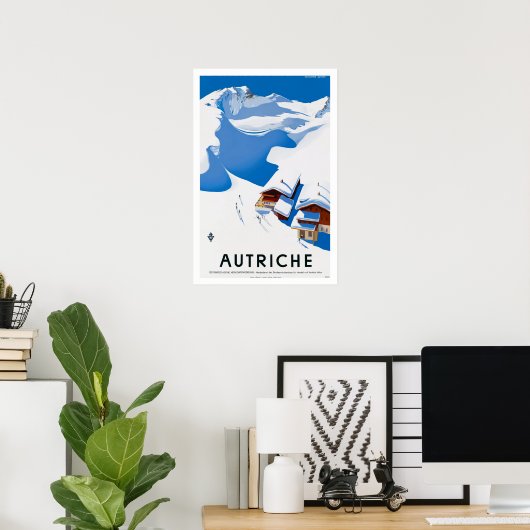 Vintage Travel Poster - Autriche Austria (Heimbüro)