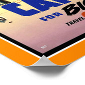 Vintage Travel Poster Canada Big Game (Ecke)