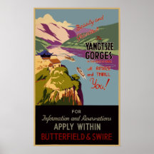 Vintage Travel Poster China