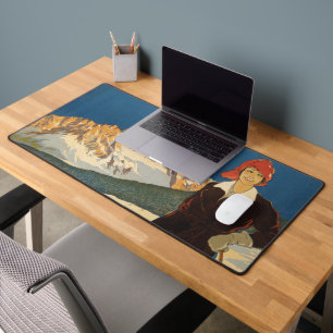 Vintage Travel Poster Cortina d'ampezzo, Italien Schreibtischunterlage