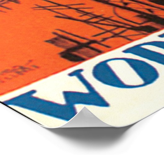 Vintage Travel Poster der sowjetischen Gewerkschaf (Ecke)