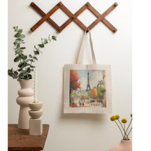 Vintage Travel Poster des Pariser Eifelturms