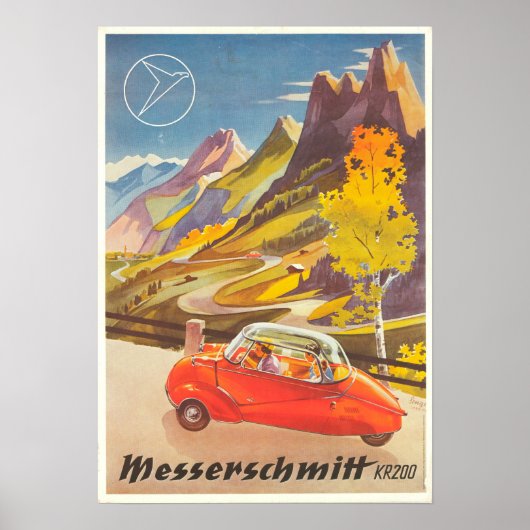Vintage Travel Poster - Deutschland (Vorne)
