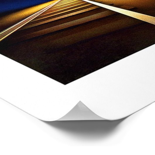 Vintage Travel Poster DSB (Ecke)