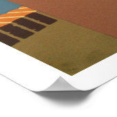 Vintage Travel Poster, Entdecken Sie Puerto Rico! Poster (Ecke)