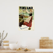 Vintage Travel Poster Finnland (Küche)