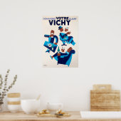 Vintage Travel Poster - Frankreich (Küche)