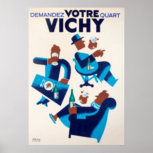 Vintage Travel Poster - Frankreich (Vorne)