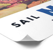 Vintage Travel Poster Frankreich - Neuseeland (Ecke)