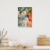 Vintage Travel Poster - Frankreich Nice Cote d'Azu (Küche)