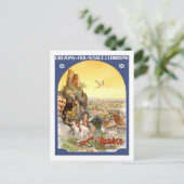 Vintage Travel Poster, Frankreich Postkarte (Stehend Vorderseite)