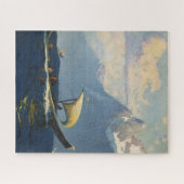 Vintage Travel Poster für Alaska Nordpazifik Puzzle (Horizontal)