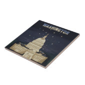 Vintage Travel Poster für American Airlines Fliese (Seite)