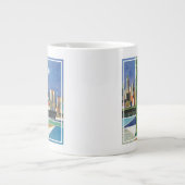 Vintage Travel Poster für American Airlines Jumbo-Tasse (Vorderseite)