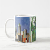 Vintage Travel Poster für American Airlines Kaffeetasse (Links)