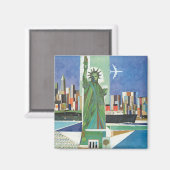 Vintage Travel Poster für American Airlines Magnet (Vorderseite/Rückseite)