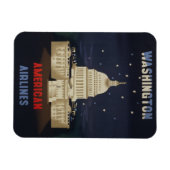 Vintage Travel Poster für American Airlines Magnet (Horizontal)